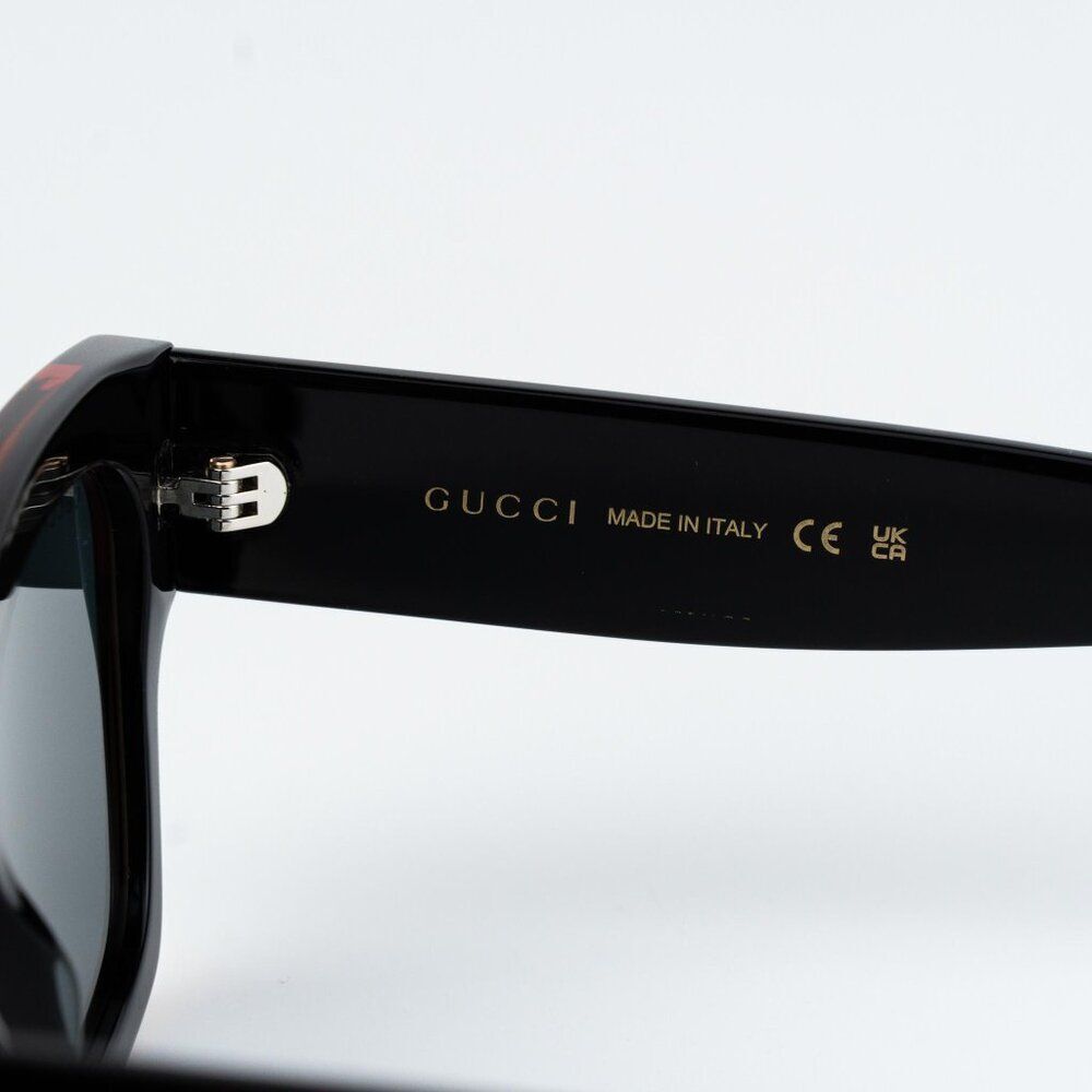Gucci Women Sunglasses Black Blue Square GG1793S 003 NEW AUTHENTIC - Picture 6 of 11